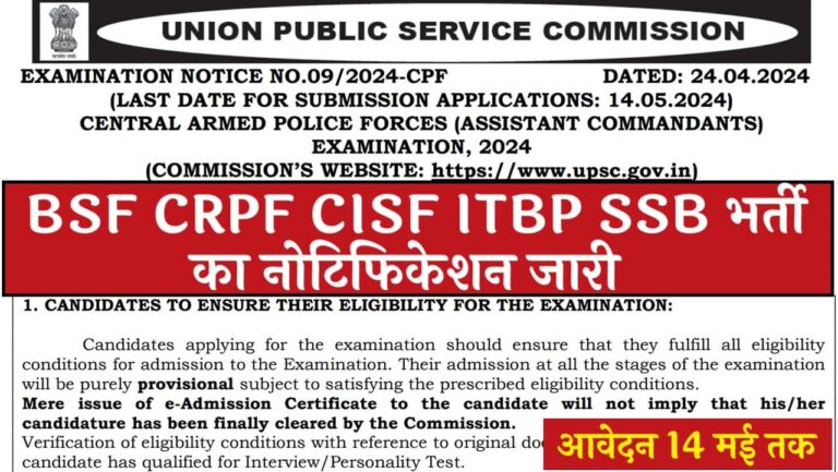 CAPF Vacancy